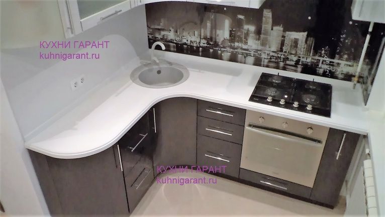 кухня Эмма графито пластик