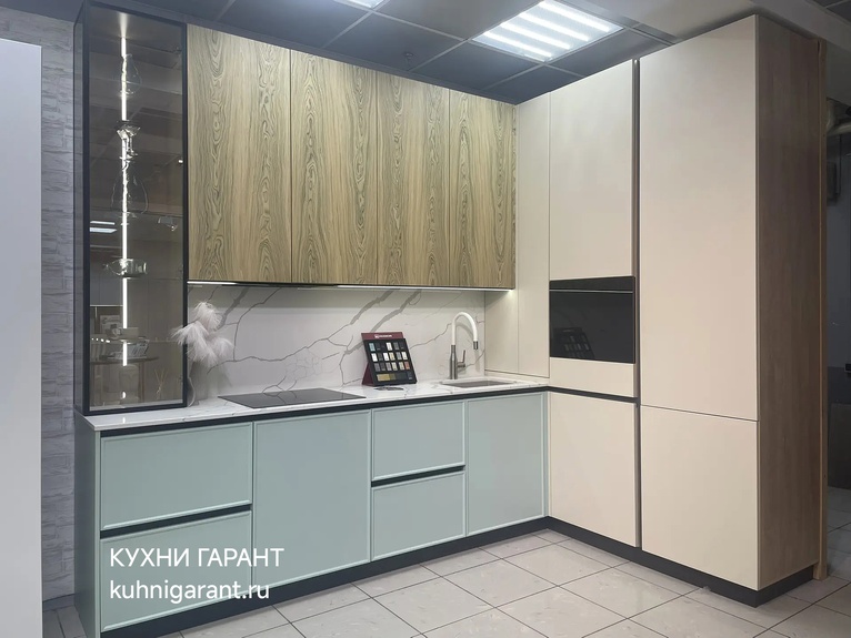 кухня Кухня Фабио эмаль шпон