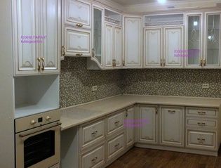 кухня Арина с бронзовой патиной