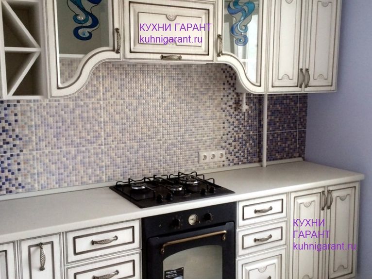 кухня Арина с черной патиной 