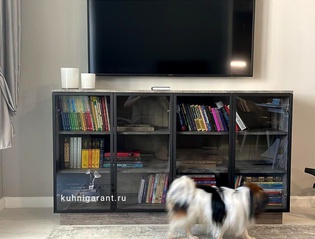кухня Комод под TV со стеклами