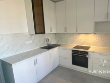 Сола 31 белая кухня МДФ-плёнка с рамкой