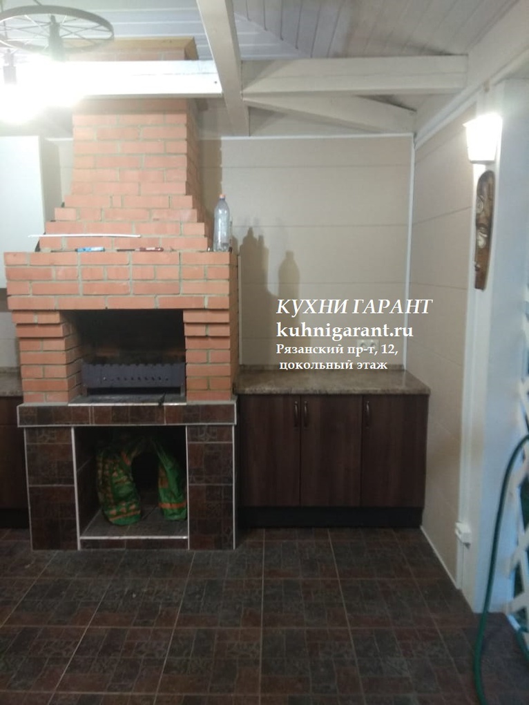 кухня Камин