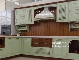 кухня Кристель бирюза 