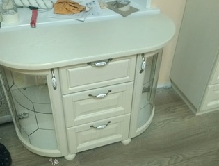 кухня Комод закругленный из массива