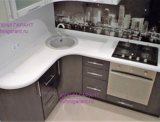 кухня Эмма графито пластик
