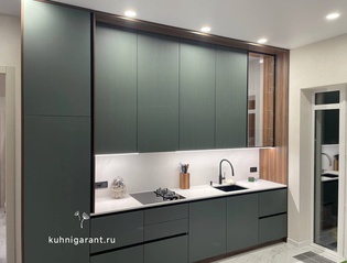 кухня Кухня хвоя эмаль рифленная + двухст. пластик