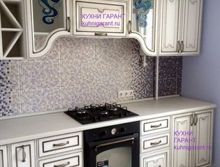 кухня Арина с черной патиной 