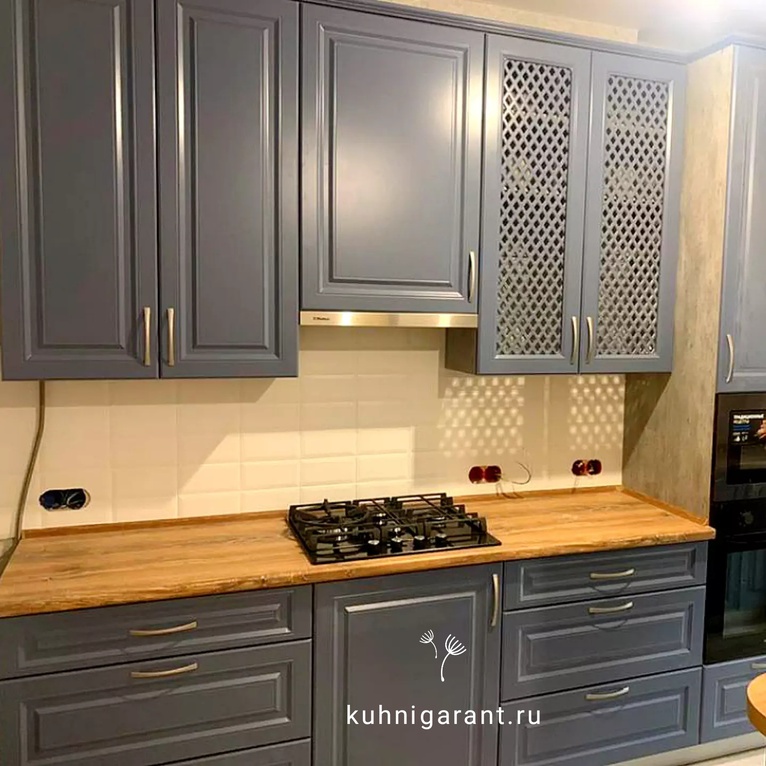 кухня Серая кухня Классика МДФ