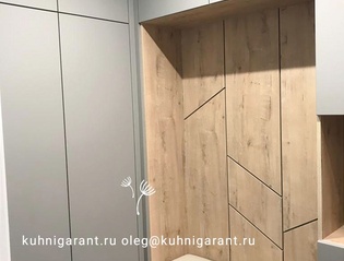 кухня Угловая прихожая пластик