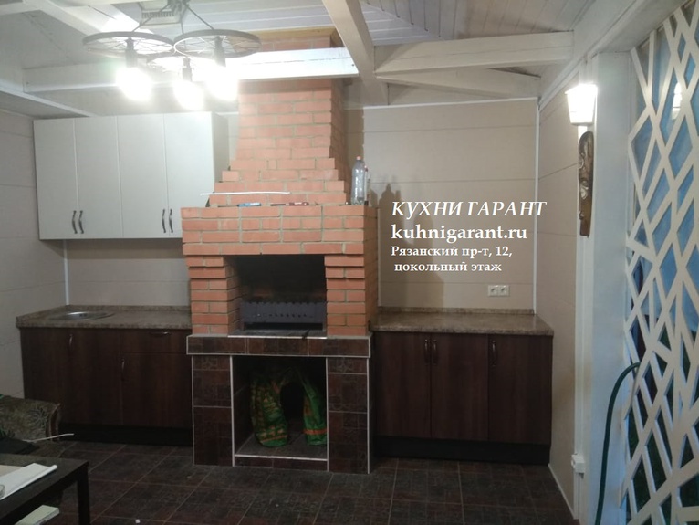 кухня Камин
